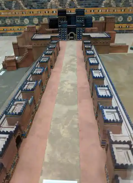 Miniature model of Ishtar gate, Pergamon Museum, Berlin